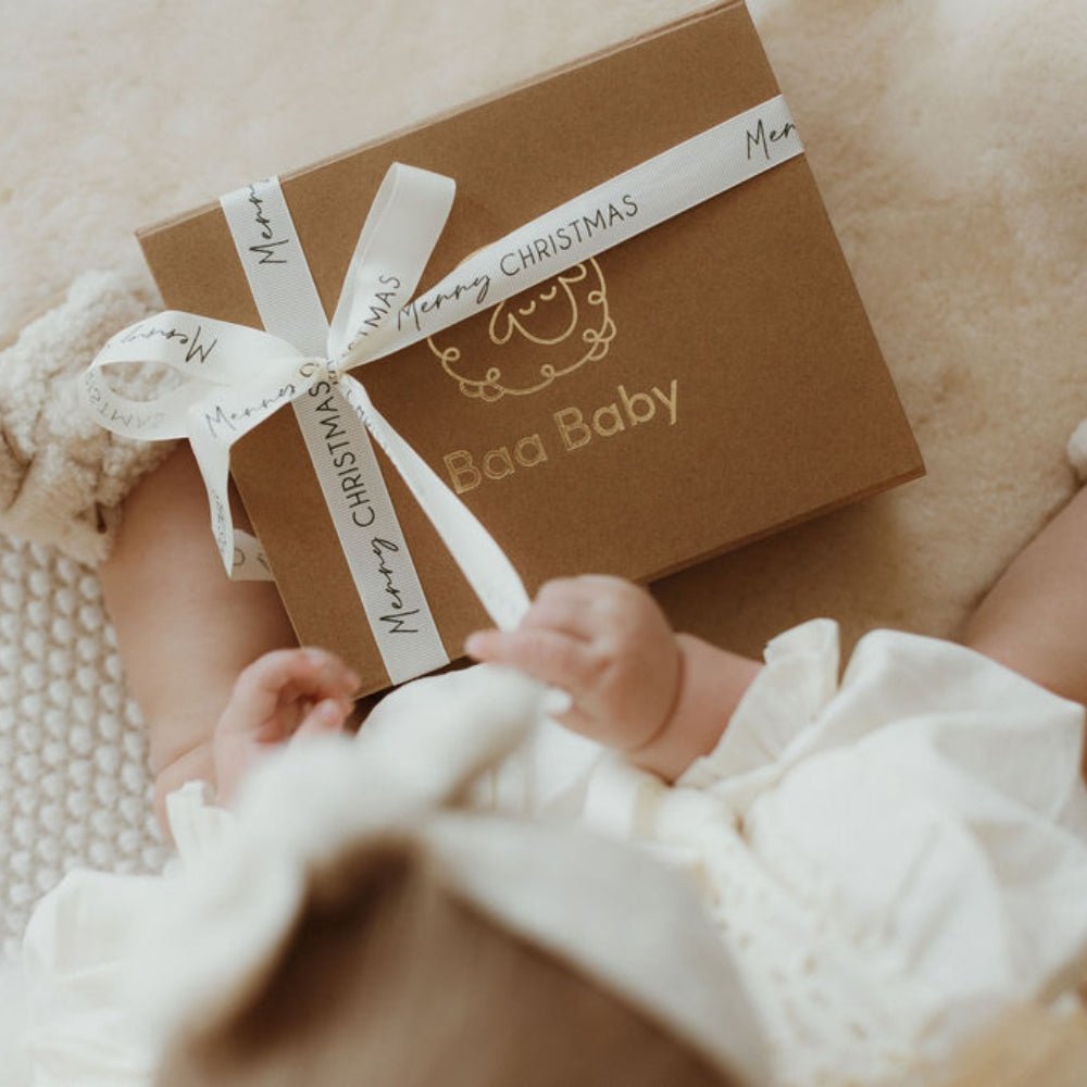 Luxury baby gift boxes for a premium and unique baby shower gift all natural and eco friendly with a range under £50