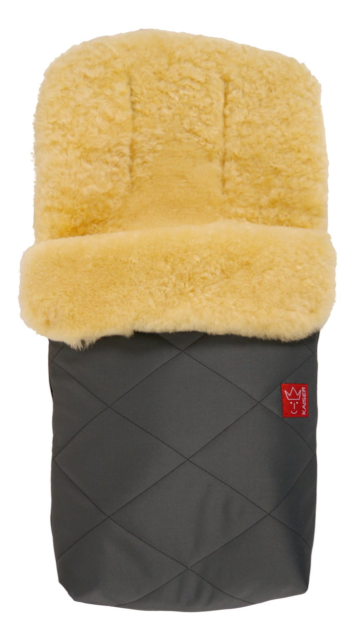 Kaiser Natura Universal Sheepskin Footmuff | Anthracite