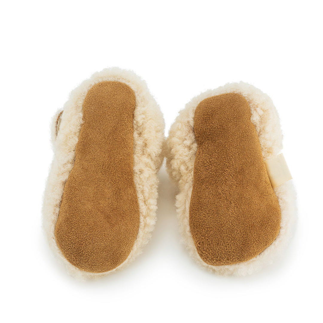 NEW Teddy Merino Boucle Booties | Oat Baa Baby