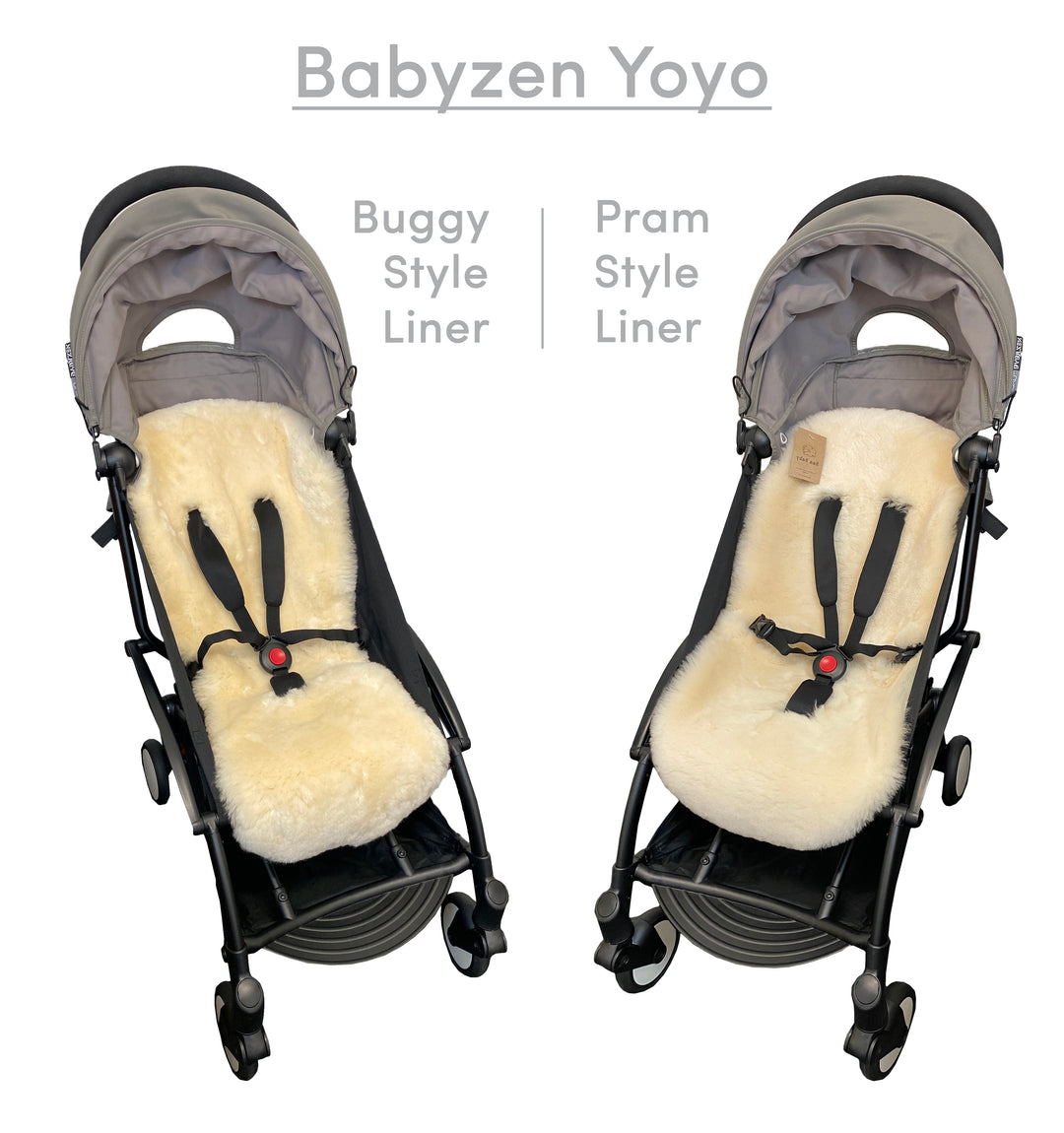 Find the right sheepskin footmuff to fit my Babyzen yoyo and make sure it still folds