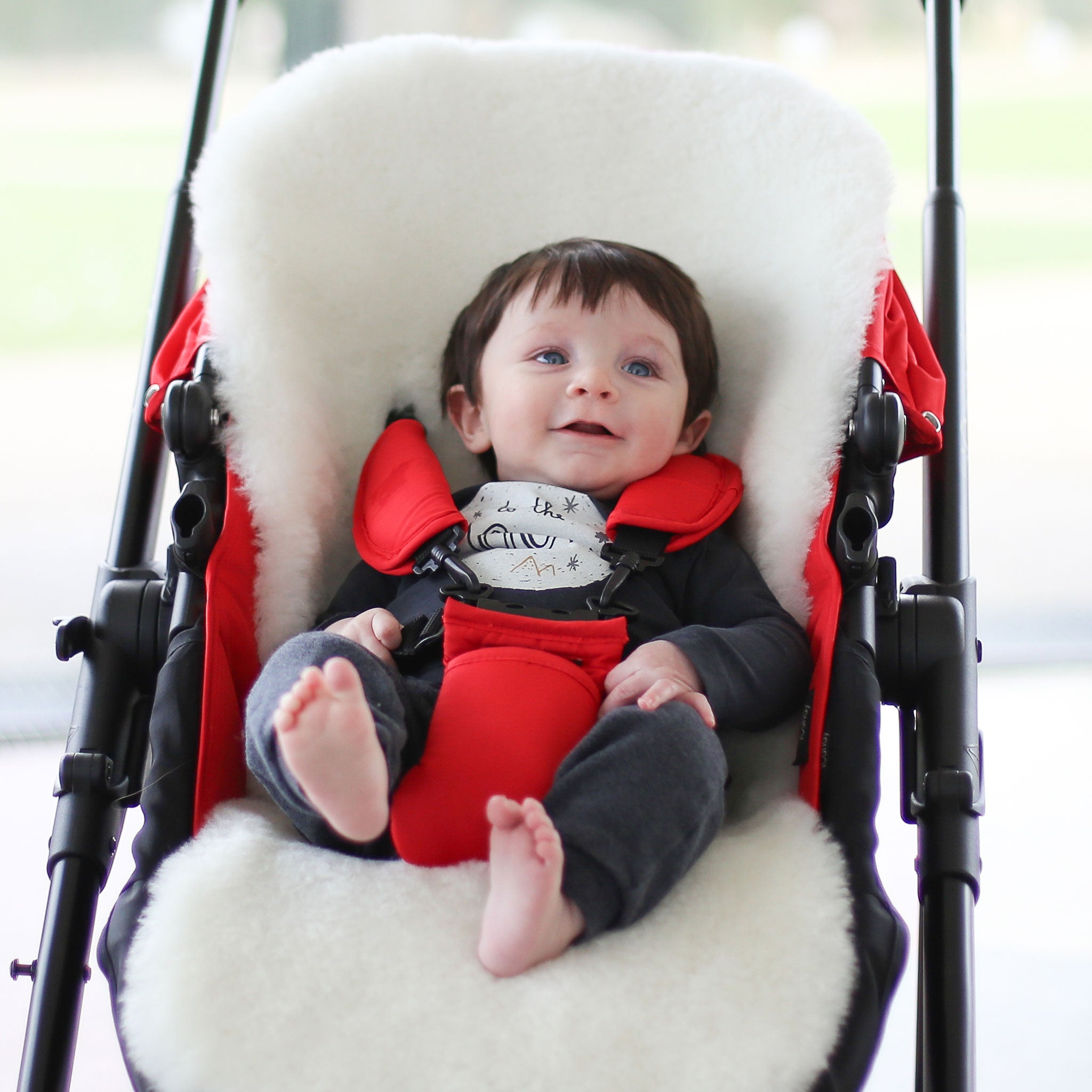 Bowron sheepskin hotsell pram liner