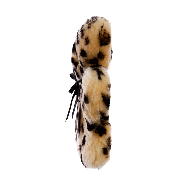 leopard sheepskin bear baby gift