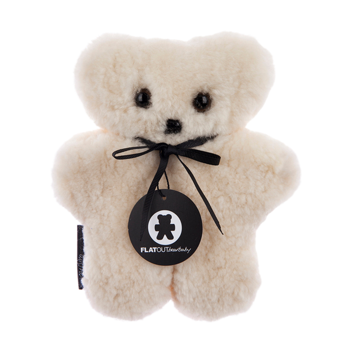 Sheepskin Bear Toy from Australian Lambskin for Sustainable Baby Shower Gifting