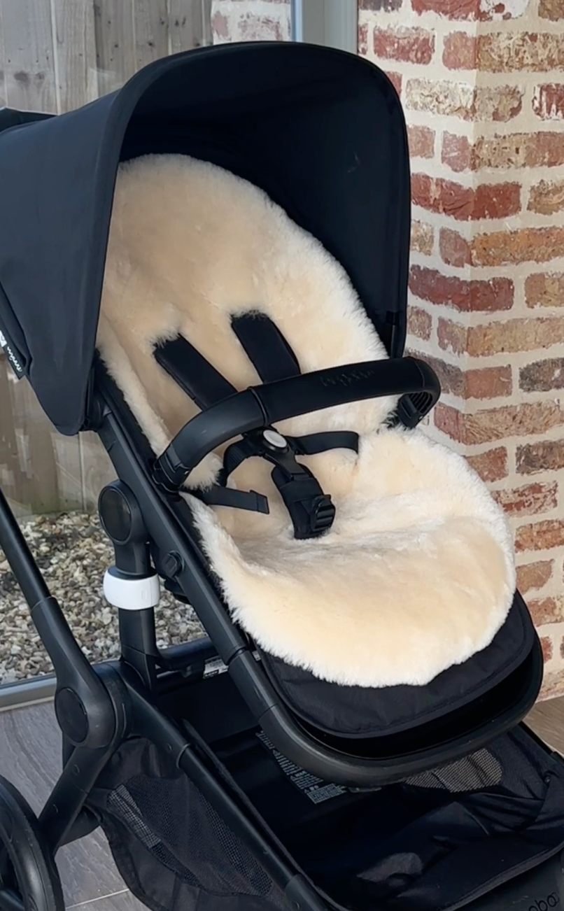 The Best Fit Sheepskin Pram Liner for Bugaboo Fox 5 Baa Baby