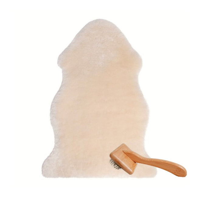 Baa Baby Sheepskin Baby Rug | Milk Shorn Hair Baa Baby