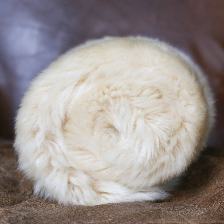 Thick and Dense Pile of Baa Baby Bowron Sheepskin Shown Close Up