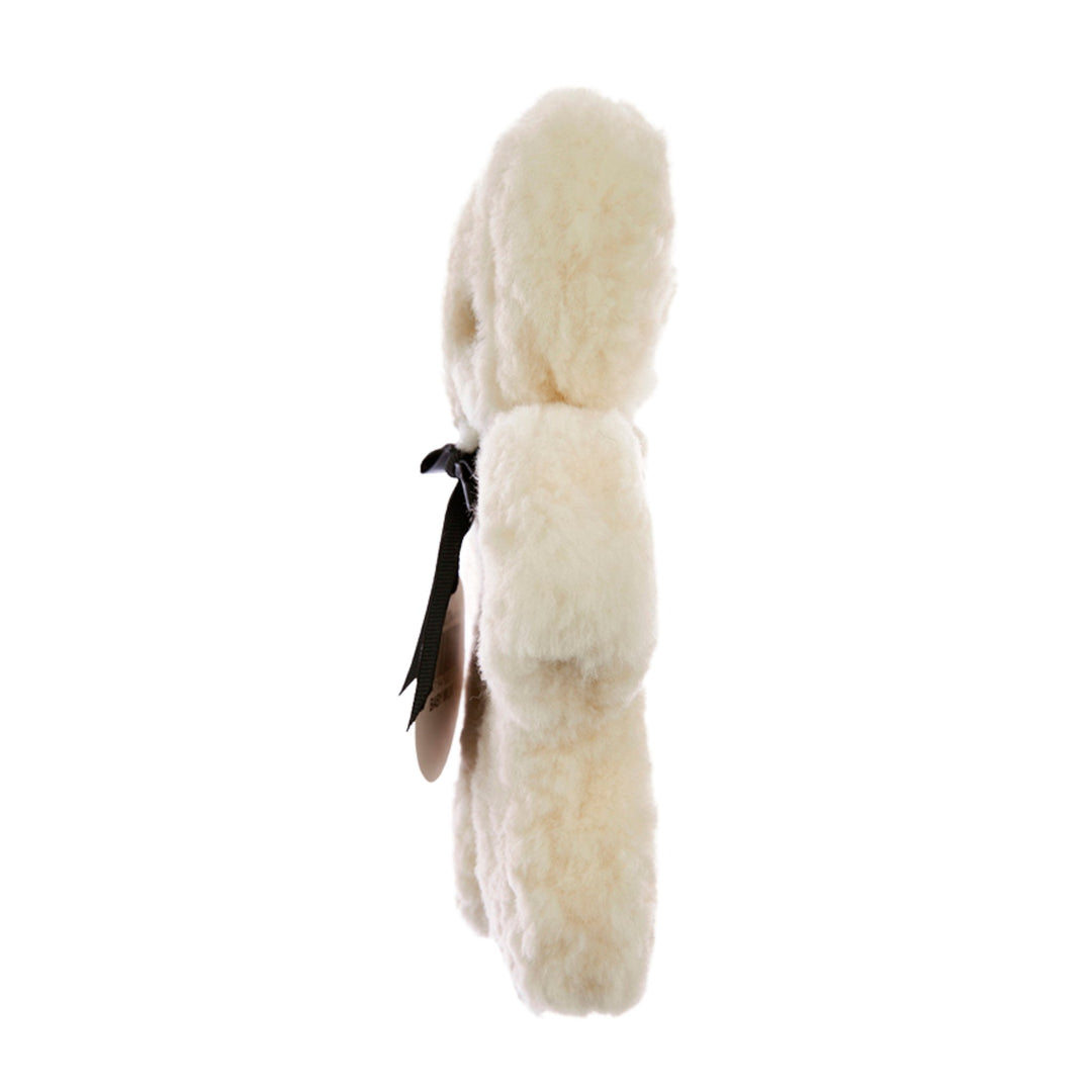 Natural sheepskin flat teddy bear