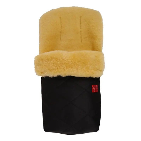 Kaiser Natura Universal Sheepskin Footmuff in Black Baa Baby