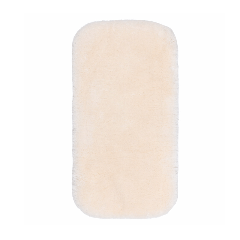 Baa Baby bassinet liner in a creamy milk colour